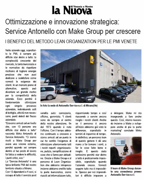 UN MODELLO VINCENTE: “FARE” INNOVAZIONE