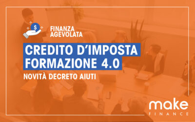 Novità credito d’imposta formazione 4.0 dal Decreto Aiuti