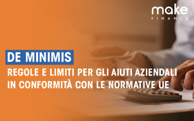 Che cos’è il “de minimis” e come si calcola