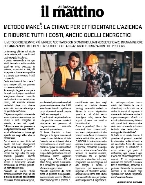 Deimos rassegna stampa make group