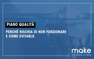 Il Piano Qualità NON funzionerà (così com’è)
