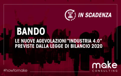 Piano nazionale Industria 4.0: Novità