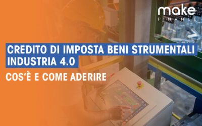 Credito d’imposta beni strumentali Industria 4.0: cos’è e come aderire