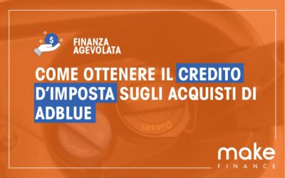 Autotrasporto, credito d’imposta ADBlue: nuovo incentivo