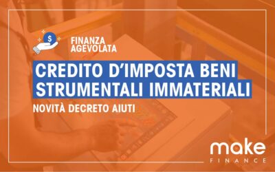 Credito d’imposta beni strumentali immateriali: novità dal Decreto Aiuti