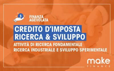 Credito d’imposta RICERCA e SVILUPPO