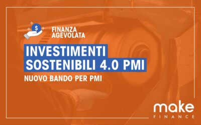 Nuovo Bando PMI: incentivi per investimenti sostenibili 4.0
